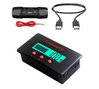 Medidor Coulomb de fácil instalación con derivación de cobre que proporciona lecturas para laboratorio y sistemas de alimentación al aire libre, monitor de batería