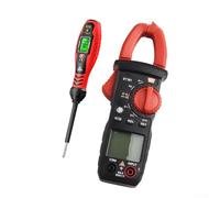 Medidor de abrazadera digital, probador inteligente ST181 + bolígrafo de prueba B19, instrumento de medición eléctrico multifuncional (ST181 b19 cruz)