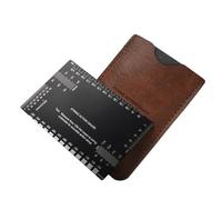 Medidor De Acción De Cuerda - Herramienta De Medición De Regla De Guitarra, Diseño A Escala Métrica E Imperial, Metal Ligero Y Con Marcas Grabadas Fácil De Leer | Herramienta De Reparación De Tuercas