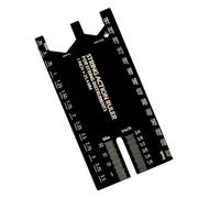 Medidor de acción de cuerda, medidor de acción de guitarra - Herramienta de reparación Luthier,Regla de actualización de bordes de mantenimiento de altura de cuerdas para jugadores Luthiers Luthing