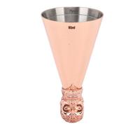 Medidor de acero inoxidable, taza medidora de onzas para bar en estilo japonés, medidor de cócteles de doble cara con escala clara para la coctelería en el hogar y la mixología pro (Estilo 2)