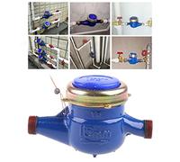 Medidor de agua, caudalímetro de latón resistente, grifo de agua fría, contador de agua fría, jardín doméstico, mesa nasal, herramientas de medición, medición, válvula de flujo individual