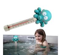 Medidor de agua de aguas termales, monitor de temperatura flotante, termómetro de baño flotante de PVC, medidor de temperatura de bañera de hidromasaje, accesorios de bañera de animales lindos para