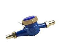 Medidor de agua de hierro forjado con alas giratorias para uso doméstico e industrial con alta resistencia a la presión y medición precisa, medidor de consumo de agua de bajo mantenimiento