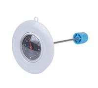 Medidor de agua flotante para piscina para controles de baño en hogar, lectura analógica de temperatura Celsius para revisión diaria del agua en hogar Medidor de temperatura flotante Lectura del