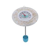 Medidor de agua flotante para piscina para controles de baño en hogar, lectura analógica de temperatura Celsius para revisión diaria del agua en hogar Medidor de temperatura flotante Lectura del