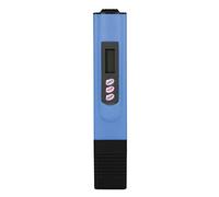 Medidor de agua LCD digital, medidor de agua TDS Tester Pluma Filtro de pureza Medidor de TDS Tester 0-9990 PPM Temp Probador de calidad de agua portátil(Azul)