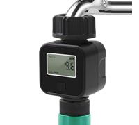 Medidor de agua para manguera de agua, pantalla LCD, modo de medición múltiple, medidor de flujo de agua digital de alta precisión, galón/litro, uso y caudal para el llenado de agua de Donde