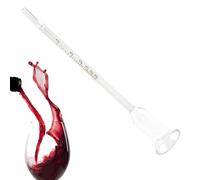 Medidor de Alcohol 0-25% - Hidrómetro de Precisión para Medir el Contenido Alcohólico en Vinos, Cerveza y Bebidas Fermentadas, Densímetro Ideal para Homebrewing