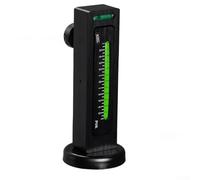 Medidor de alineación de rueda con base magnética para evaluación de inclinación y validación de alineación en automóviles de pasajeros y (negro)