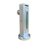 Medidor de alineación de rueda con base magnética para evaluación de inclinación y validación de alineación en automóviles de pasajeros y (plateado)