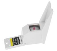 Medidor de Altura 200cm para Pared, Blanco, Montaje Fijo | ABS y Metal, Placa de Instalación Incluida, Uso Escolar y Pruebas Físicas, para Niño Niña y Coaches