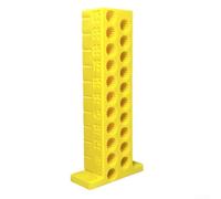 Medidor de altura de carpintería impreso en 3D de 5 a 105 mm, regla de marcado de precisión para bricolaje, carpintería, herramienta cepilladora, rojo, naranja, blanco, amarillo (amarillo)