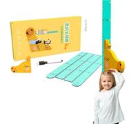 Medidor de altura de pared para niños - 180 cm cartel crecimiento con regla | Regla magnética mural decorativa para niñas y niños dormitorio casa aula