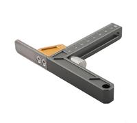 Medidor de altura para carpintería, herramienta de medición de profundidad para sierra de mesa, fresadora, posicionamiento, hoja de posicionamiento para aleación de aluminio CNC, 110 x 190 x 18 mm