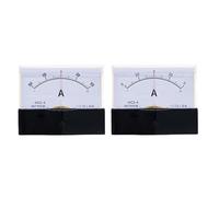 Medidor de amperímetro analógico de panel 44C2 CC/75 mV, amperímetro de corriente 50 A -0-50 A, 3 A-1000 A, 1 unidad(20A - 0-20A)