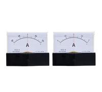 Medidor de amperímetro analógico de panel 44C2 CC/75 mV, amperímetro de corriente de 50 A -0-50 A, 1 unidad(3A -0-3)
