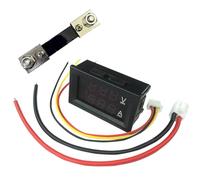 Medidor de amperios CC: módulo LED de pantalla doble, pequeño sensor de potencial de corriente integrado, lectura fotónica de alta precisión, instrumento de evaluación de diagnóstico de circuitos