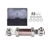 Medidor de amplificador analógico DH670 con derivación para monitorear corriente CC de hasta 300 A, proporciona lectura de corriente directa con precisión de clase 2 0 (300 A)