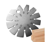 Medidor de ángulo de bisel, herramienta de medición de forma - Calibre para afilar taladros | Para procesamiento de madera, cúter, herramientas de corte, cincel, cepilladora, afilado de corte