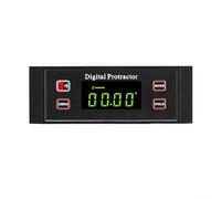 Medidor de ángulo de caja de nivel digital, pantalla LCD digital inclinómetro regla de pendiente de ángulo transportador para mampostería