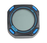 Medidor de ángulo de nivel inclinómetro digital de precisión de 0,1° con pantalla LCD grande, pantalla de rotación automática, función de retención para medición industrial en espacios reducidos, azul