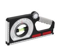 Medidor de ángulo de pendiente - Medidor de ángulo digital, inclinómetro de base magnética, pantalla LCD impermeable, instrumento de ingeniería de construcción | Medición de pendiente para alineación