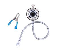 Medidor de ángulo de Torque, Juego de Llaves de Medidor de Torque de 1/2 Pulg. Ajustables en 360°, Herramienta de Medición Universal con Brazo Flexible, Clip Fuerte y Tipo de Imán