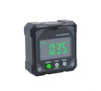 Medidor de ángulo digital con resistencia al polvo y al agua IP54, medición precisa de 0 1 grado y gran pantalla LCD transparente para uso en construcción y campos mecánicos