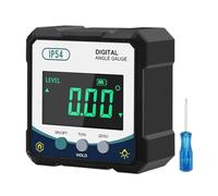 Medidor De Ángulo Digital - Inclinómetro Electrónico De Precisión 5,8x2,5x5,8 Cm | Herramienta Portátil Para Carpintería, Mecánica, Metalurgia, Construcción, Cartografía, Nivelación Y Corte