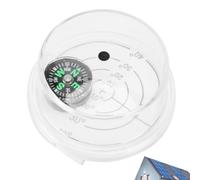 Medidor De Ángulo Solar Transparente: Rastreador De Panel Solar, Resistente Al Agua Y Duradero, Brújula Incorporada Para Una Orientación | Accesorio Práctico Para Instalar Paneles Solares.