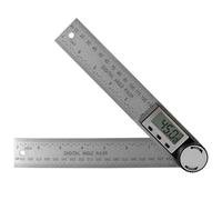 Medidor de ángulos Digital, Transportador Digital Acero Inoxidable, Transportador de Angulos, con Gran Pantalla LCD y Funciones de Reseteo, Bloqueo e Inversión, para Carpintería Construcción DIY