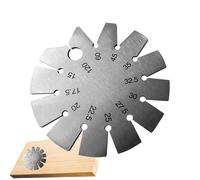 Medidor de Ángulos,Herramienta de Medición en Acero Inoxidable - Calibrador para Afilado de Brocas,Para Carpintería con Cincel y Cortador