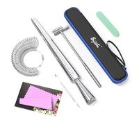 Medidor de Anillo, Componentes Ring Sizer, Para Medición de Dedos y Tamaño Anillo, Corrección de Joyas, Tamaño Europeo 41-76, Con Caja de Almacenamiento y Martillo de Mantenimiento, etc