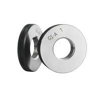 Medidor de anillo de rosca de precisión, probador de rosca de tubo G, calibre de tornillo de acero de alta dureza, herramienta duradera y fácil de usar, 1 ud.(G2)