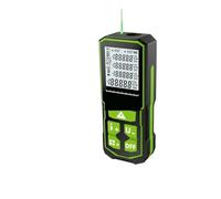 Medidor de área terrestre de navegación GPS portátil Telémetro Digital de Haz Verde, medidor de Distancia de 60M/100M/120M, Pantalla LCD, Herramientas de Medida Trena multifunción(100m)