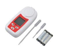 Medidor de Azúcar para Frutas Portátil, Refractómetro Digital 0-55%, Alta Precisión y Multifuncional - Fácil de Usar, Compacto y Preciso para Frutas, Jugos y Vinos (DLX-SDJ1513（0-35%)1.333-1.390)