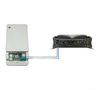 Medidor de batería inalámbrico con pantalla a color de 3 5 pulgadas con voltaje en tiempo real, capacidad de potencia, monitoreo de energía y temperatura y protección de relé dual (120 V 100 A)