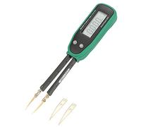 medidor de bateria inteligente + Akozon SMD Tester, 3000 Counts Smart Digital SMD Handheld Resistencia Capacitancia Tester, LCR Meter/ESR Meter/Digital Multimeter con pines de prueba de repuesto