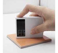 Medidor de brillo, medidor 60°, medición rápida/glarimetro for coche tejas piedra,Fuerte resistencia(Bianco)