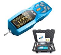 Medidor de brillo, Medidor de rugosidad de superficie medidor de rugosidad de superficie portátil con 22 parámetros perfilómetro portátil con reloj en tiempo Real