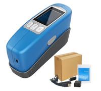 Medidor de brillo portátil, probador de brillo profesional con interfaz USB, software de PC, almacenamiento de 1000 grupos para control de calidad en revestimientos, tintas, plásticos