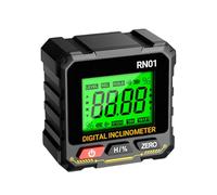 Medidor De Buscador De Ángulo Digital Con Base Magnética, Mini Protractor Magnético, Herramienta De Medición De Precisión, Pantalla LCD, Diseño Compacto Y Resistente, 1 Pieza, Para Hogar, Taller, Cons