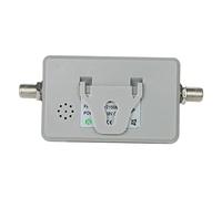 Medidor de buscador de señal satelital Digital con Pantalla LED y zumbador de Alerta de señal para conexión LNBF y Receptor, Compatible con múltiples Sistemas de Antena, diseño