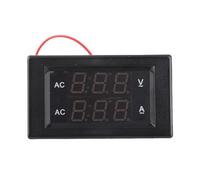 Medidor de CA Pantalla digital 500V 50A Medidor dual | Mida voltaje y corriente CA en una pantalla usando un voltímetro digital con transformador para monitoreo del panel