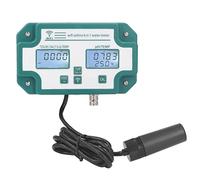 Medidor de Calidad del Agua Alta Precisión 6 en 1 PH TDS EC SG Probador de Temperatura de Sal Conexión WiFi Detector de Calidad del Agua para Agua Potable(Enchufe de la UE)