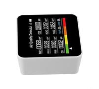Medidor de calidad del aire con TVOC HCHO PM2.5 PM1.0 PM10 y probador de humedad, probador 9 en 1 para el aire interior del hogar