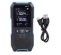 Medidor de Campo Electromagnético 4 en 1, Detector de Campo Eléctrico Magnético Radiofrecuencia y Temperatura, Pantalla a Color 2,4 Pulgadas - Alta Sensibilidad, Modo Curva, Uso
