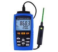 Medidor de campo magnético de CA/CC Gausímetro Teslámetro Magnetómetro Imán permanente residual Polaridad N/S 3000 mT (30000 Gauss) Registro automático de datos manual