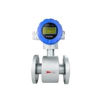 Medidor de caudal de agua, Caudalímetro electromagnético for aguas residuales, caudalímetro integrado electrónico 4-20mA(DN32)